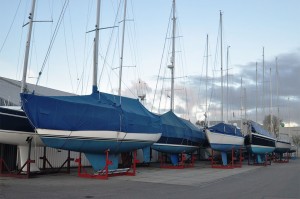 Jachtstalling buiten