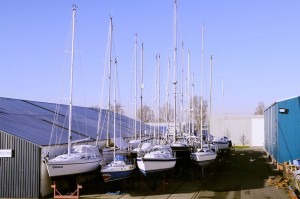 Jachtstalling buiten